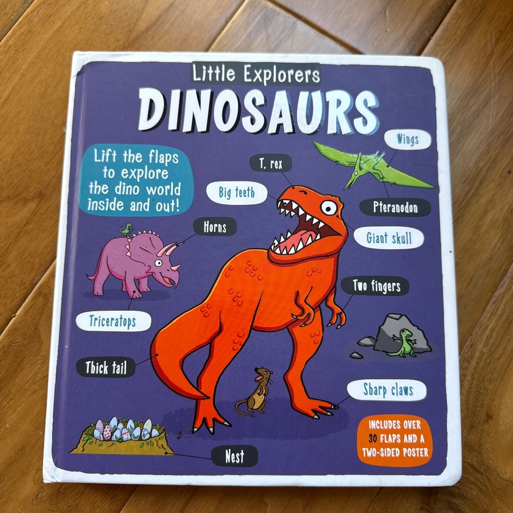 Little Explorers: Dinosaurs by Little Bee Books (English) Hardcover Book